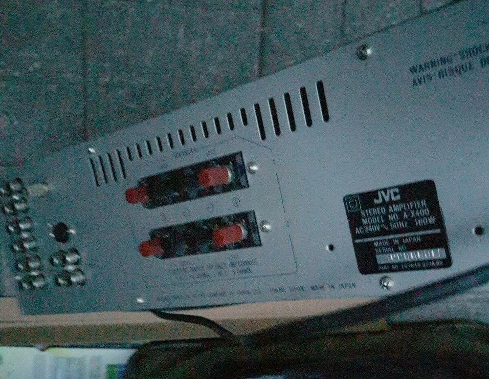 JVC A-X400 Stereo Integrated Amplifier Dynamic Super-A Graphic Equalizer