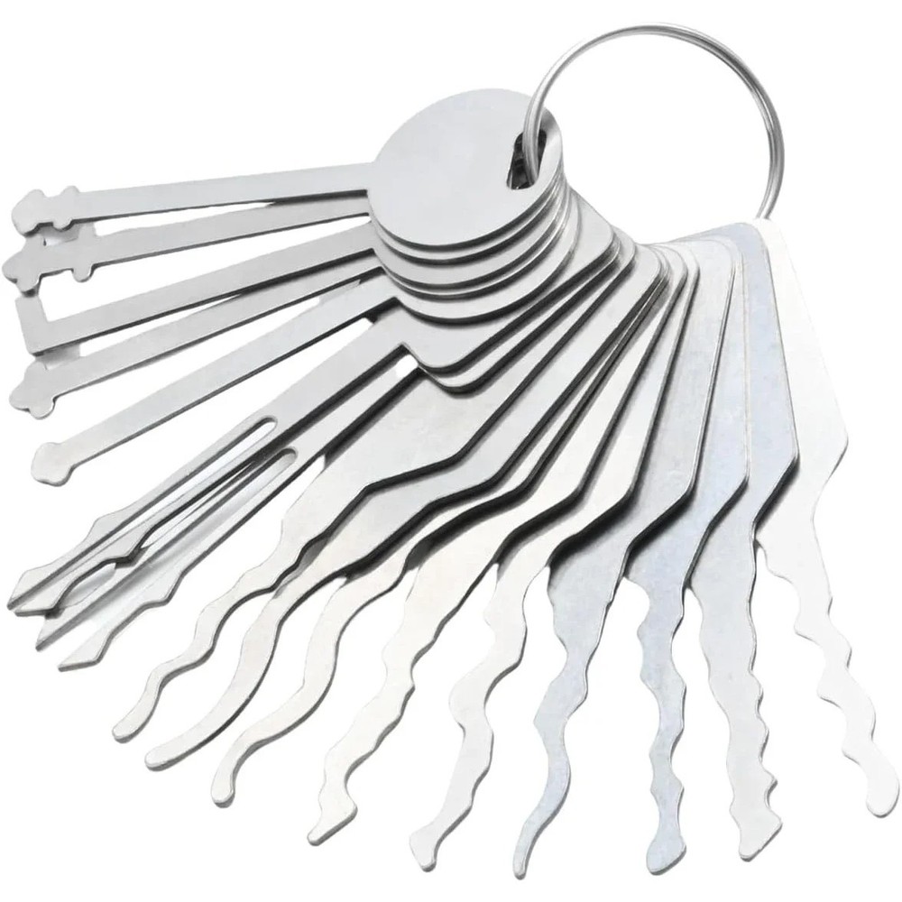 Lock Cylinder Maintenance Tool Set for Educational Study & Cleaning Use