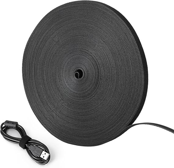 Double-Sided Hook and Loop Straps, Black Hook and Loop Roll Double-Sided Strips,