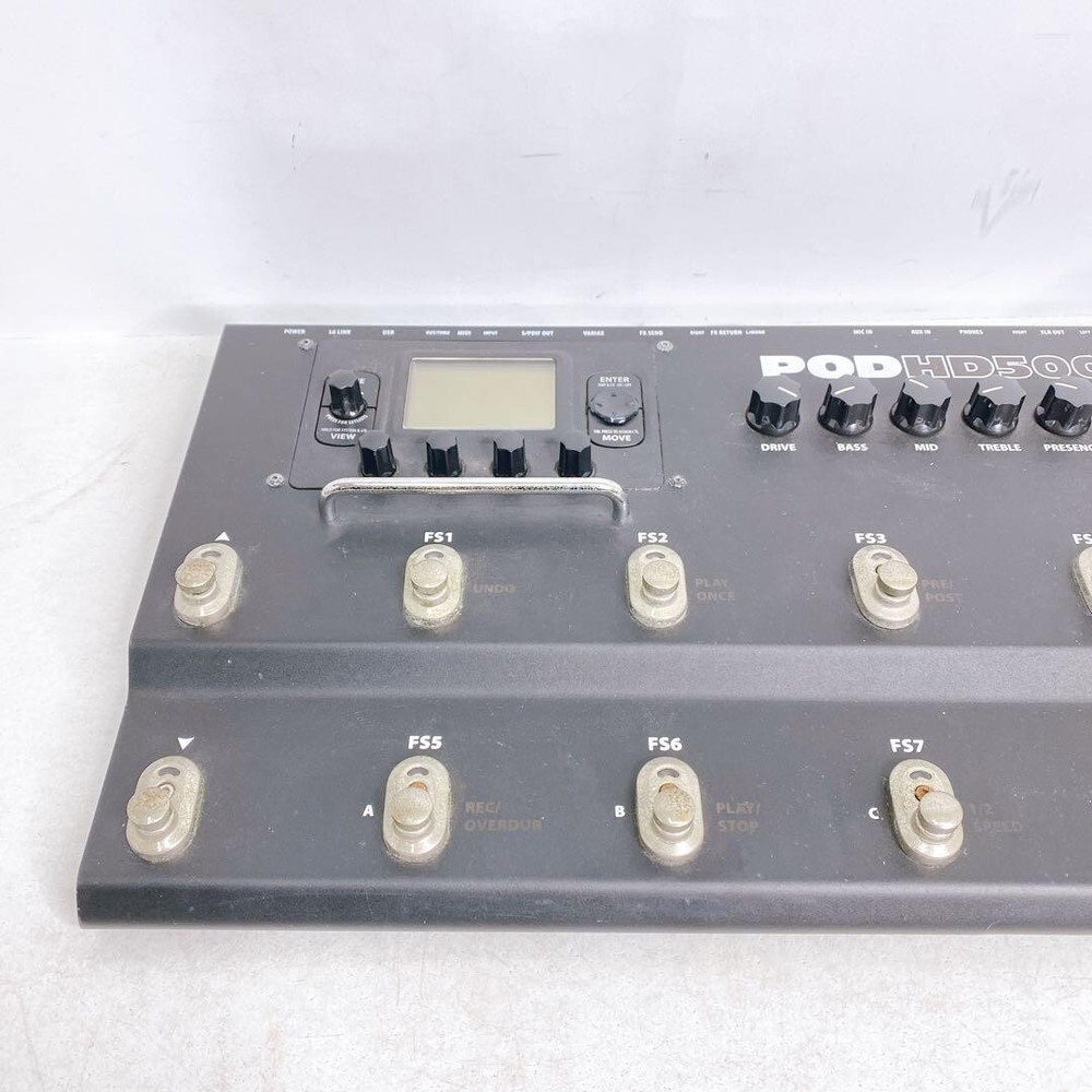 Line 6 POD HD500 Guitar Multi-Effects Processor Amp Simulator USED Tested
