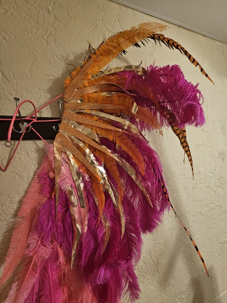 Large Carnival Feather Backpack