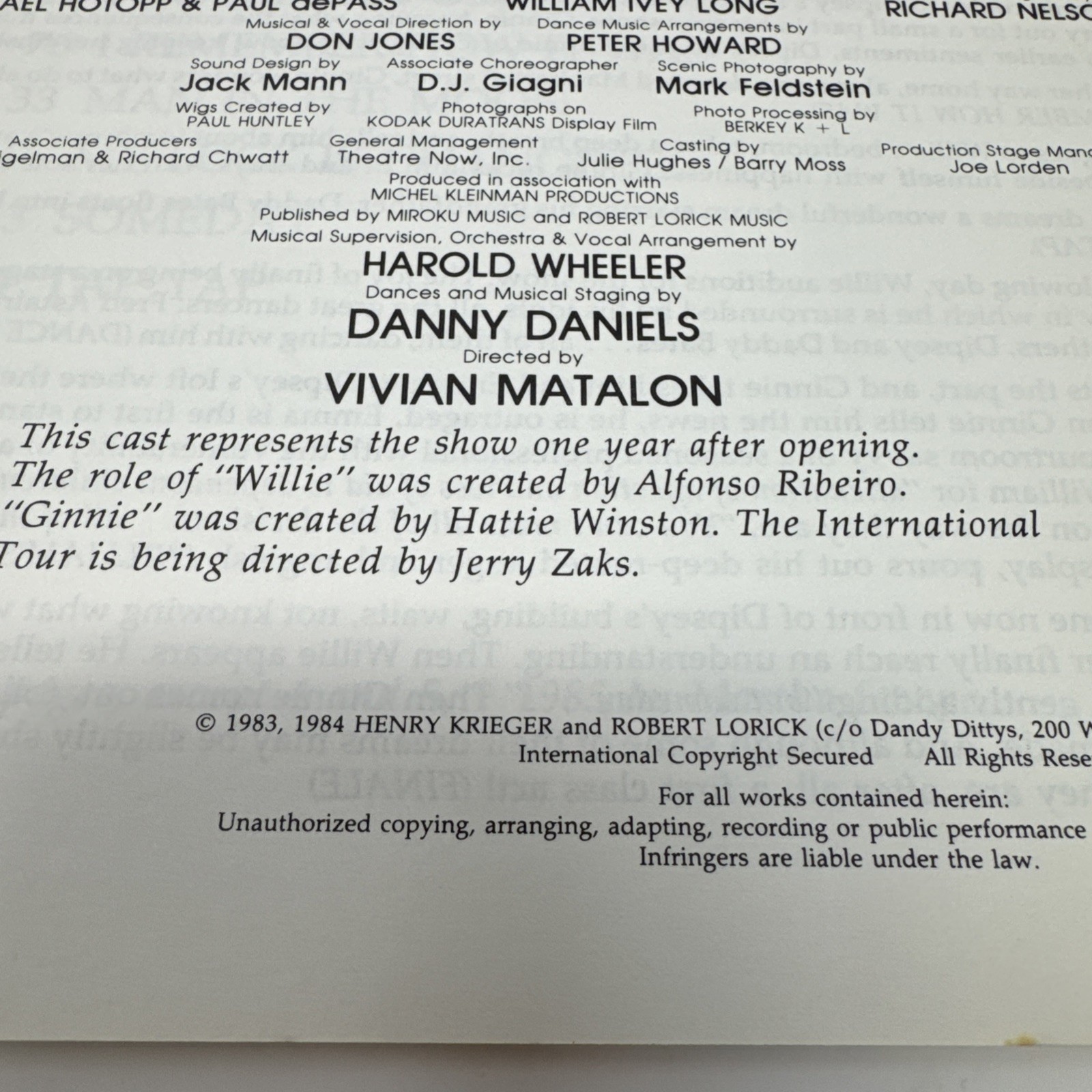 The Tap Dance Kid Vocal Selections Sheet Music Broadway Songbook Piano Vtg 1983