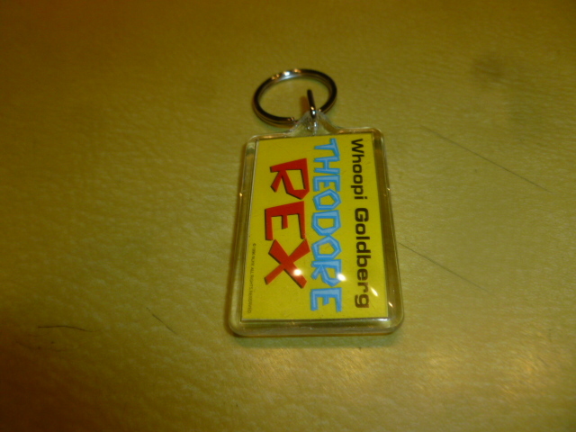 Theodore Rex Whoopi Goldberg Movie Key Ring Video Store Promotional 1996 Promo
