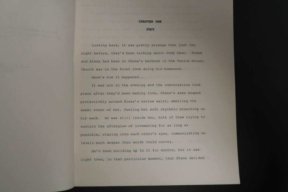 Original Book Script The Viking Funeral Stephen Cannell Studios Collection 2000