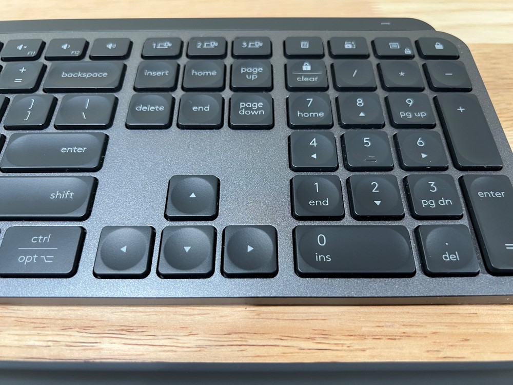 Logitech MX Keys Wireless Keyboard with Palm Rest - Graphite
