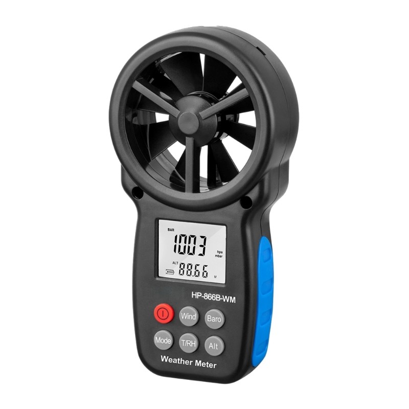 Professional airflows Meter Screen Weather for Marine Activity