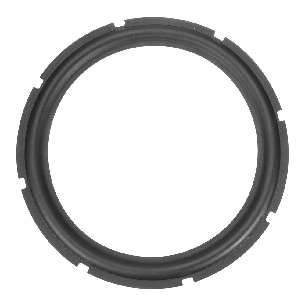 Black 12 Inch Rubber Notch Speaker Edge Surround Ring
