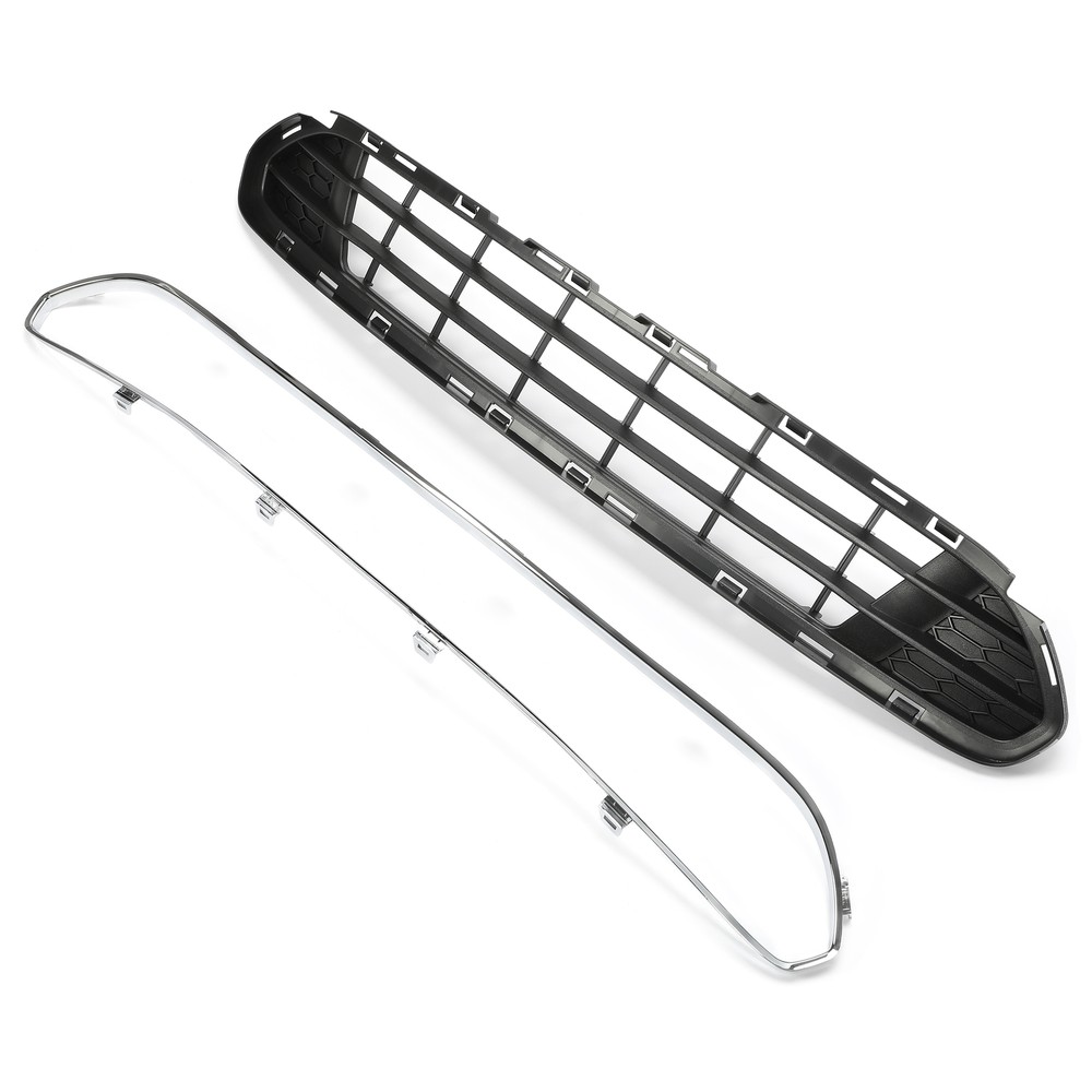 For Ford Fusion 2010 2011 2012 Front Bumper Lower Grille + Chrome Molding Trim