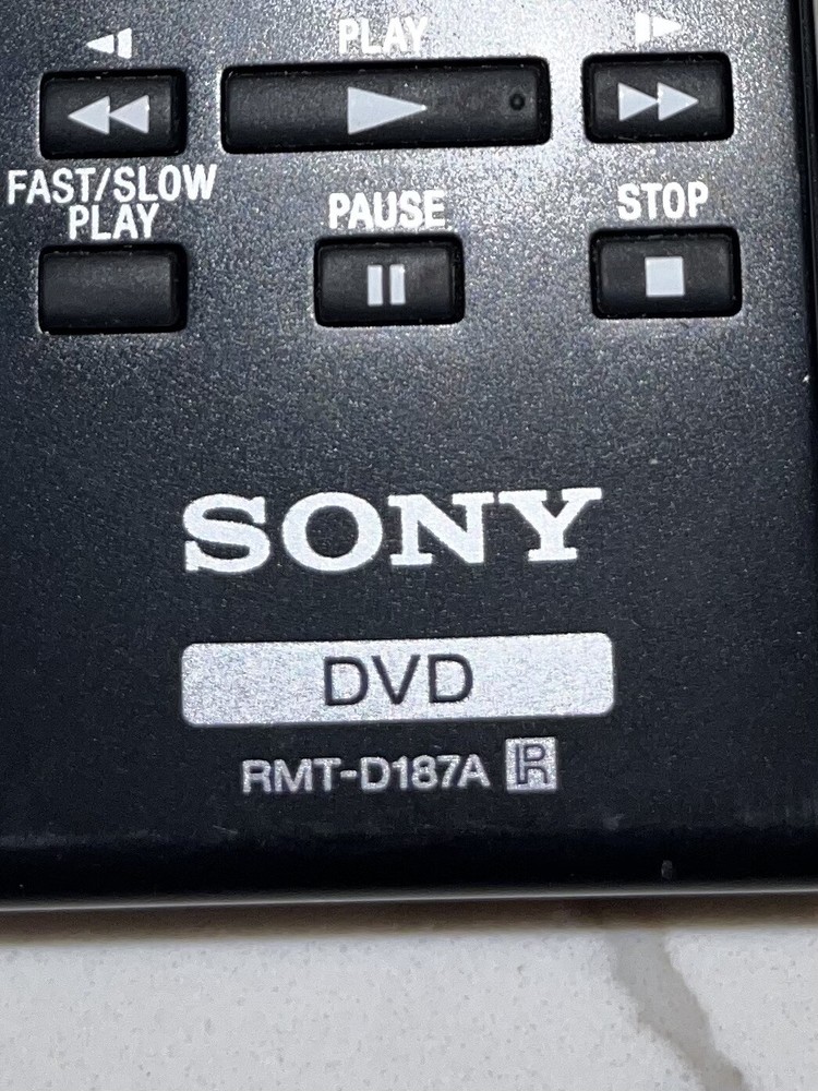 Sony DVD Remote Control RMT-D187A D187