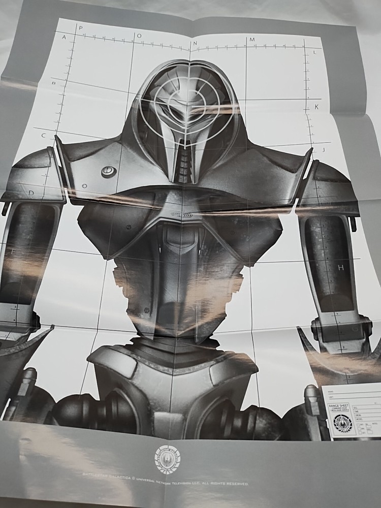 Battlestar Galactica Range Sheet (2) Posters Loot Crate Exclusive