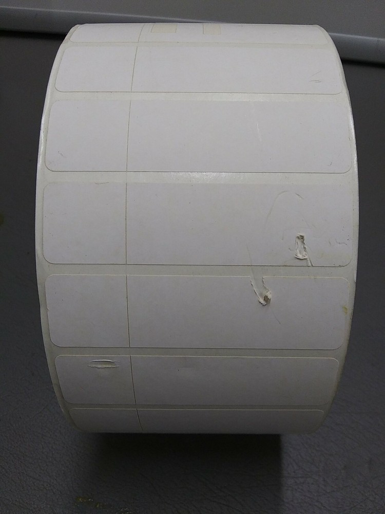 Roll Labels White Split Label 3 1/2 by 1 New no BOX