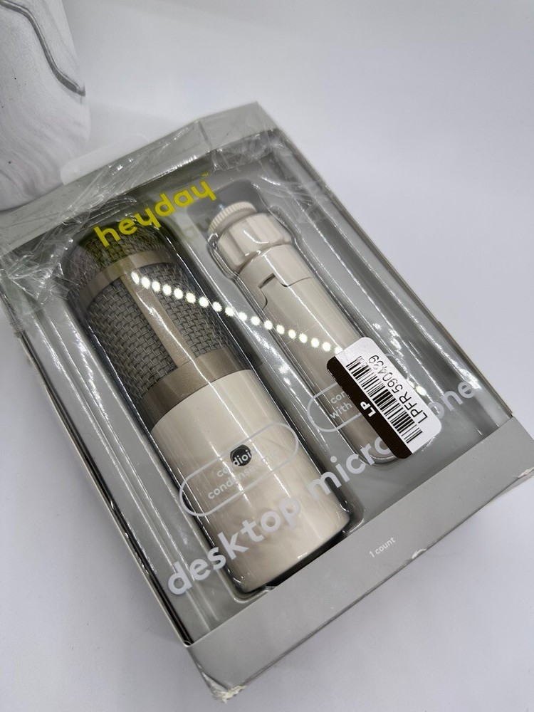 Desktop Microphone - heyday Stone White