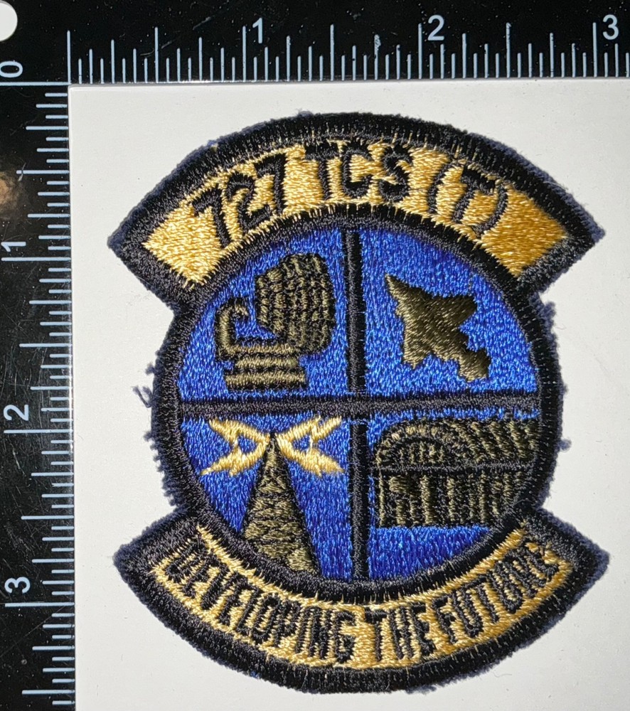 Cold War USAF US Air Force 727th TCS Tactical Control Squadron Test Patch
