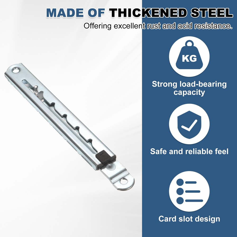 2Pcs 6 Gear Lifting Bracket, Adjustable Lifting Bracket, Silver