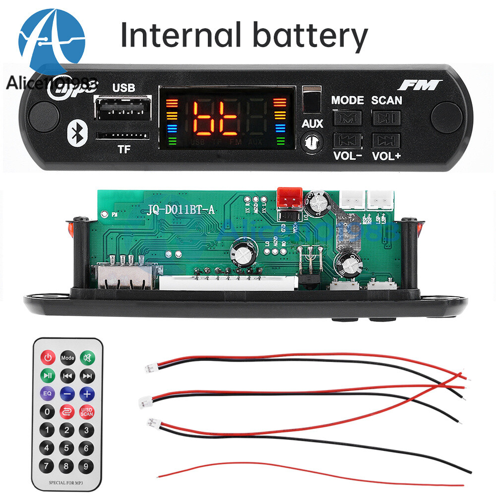 2*25W Car MP3 Player Decoder Board WMA FM Radio Wireless Bluetooth Audio Module
