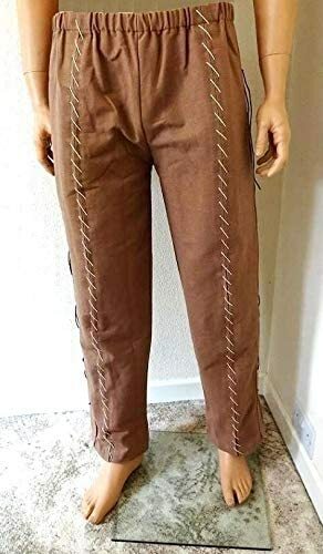Medieval Trouser Cosplay Robin Hood Loose Pant Renaissance SCA Cotton Costume