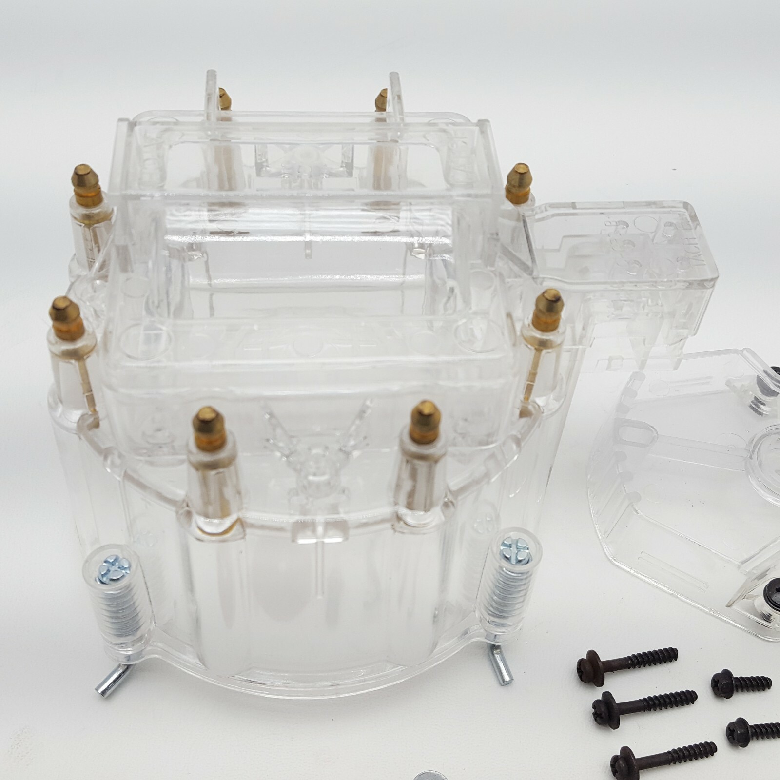 Chevy GM Clear HEI Large Distributor Cap Rotor Kit SBC BBC 305 327 350 396 454