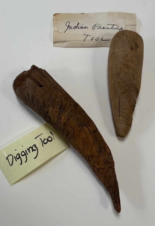Native American Wooden Tools ? Digging and Planting ? Wood Artifact Antique