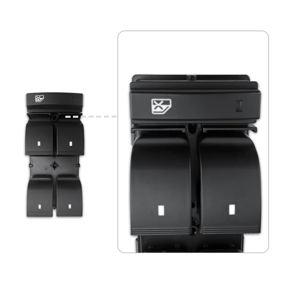 Master Power Window Switch Driver Side Compatible with 2007-2014 Chevrolet Silve