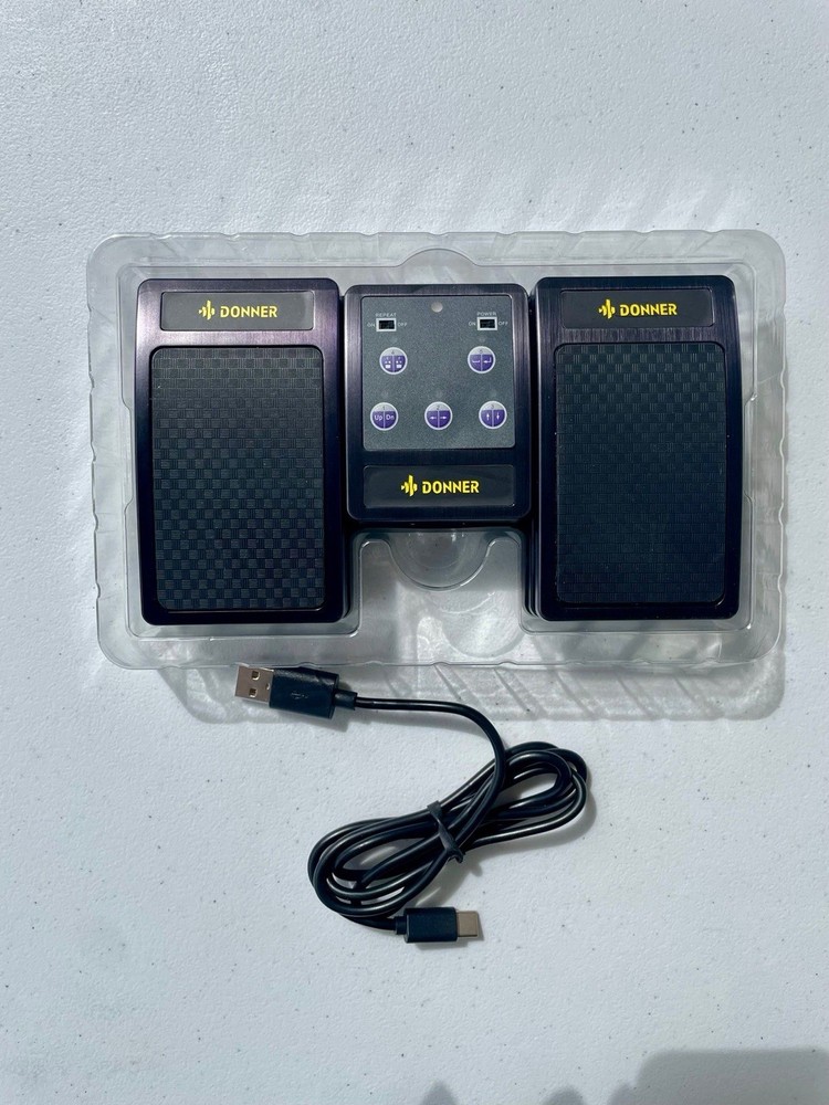 Donner Bluetooth Page Turner Wireless Foot Pedal for iPad Tablet PC