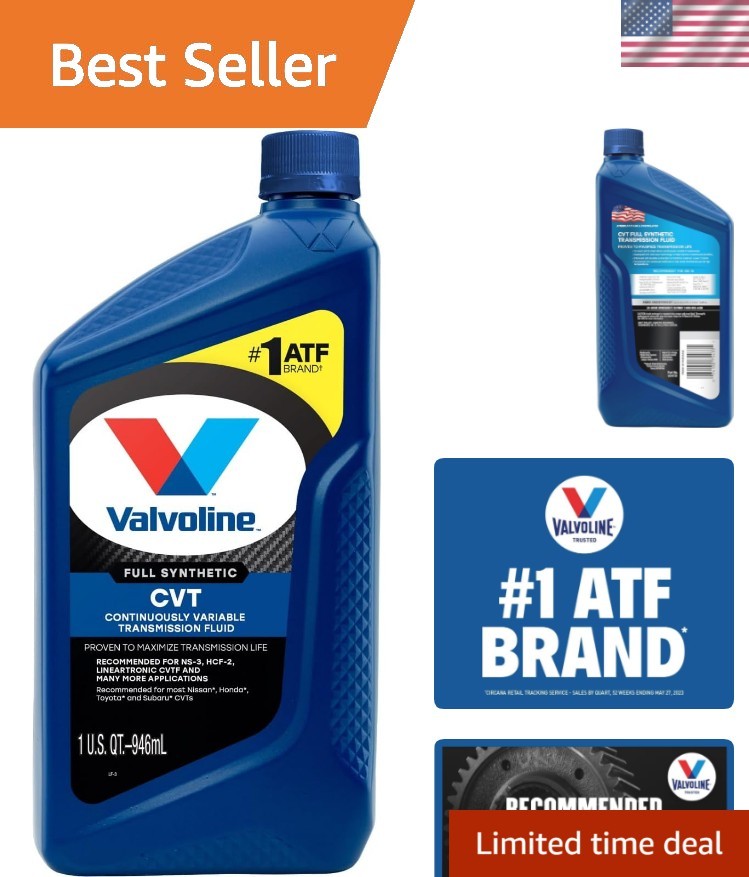 CVT Full Synthetic Continuously Variable Transmission Fluid 1 Quart