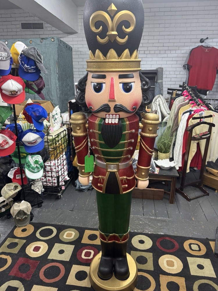 Large Plastic Light Up And Sound Nutcracker Local Pick Up Only