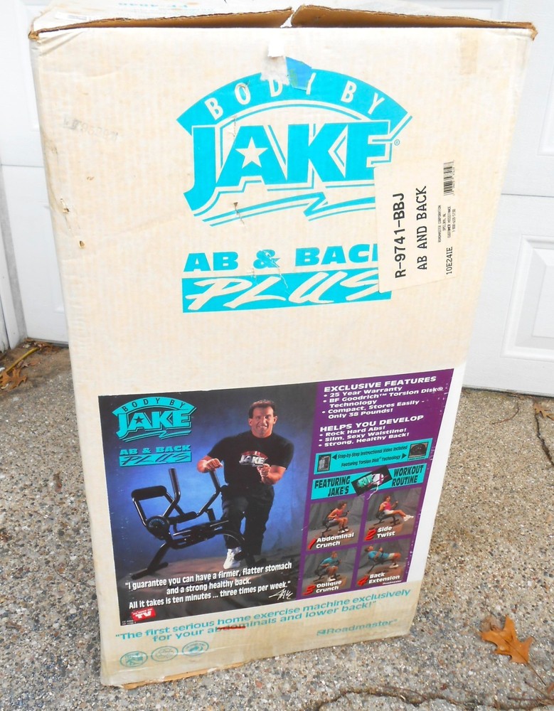 BODY BY JAKE AB & BACK PLUS NOS RARE!