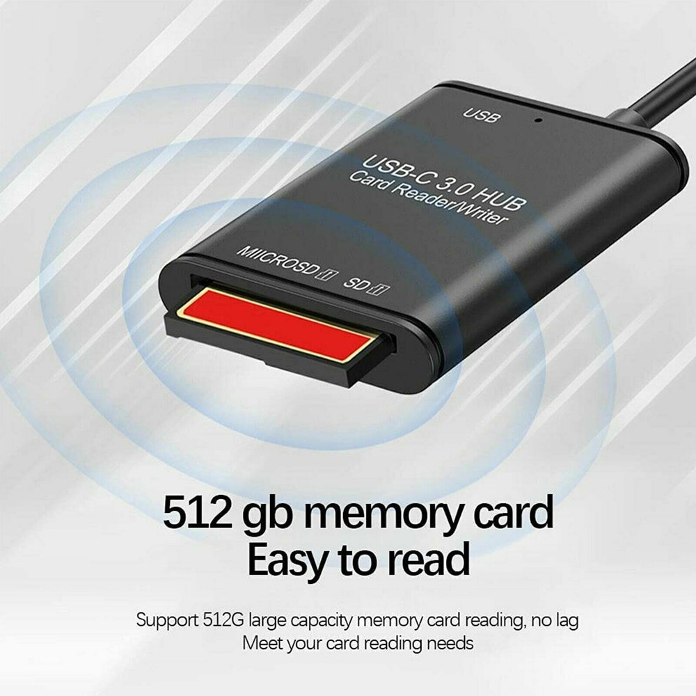 USB C to SD Card Reader Writer OTG Adapter USB 3.0 Micro SD Memory Card Adapter