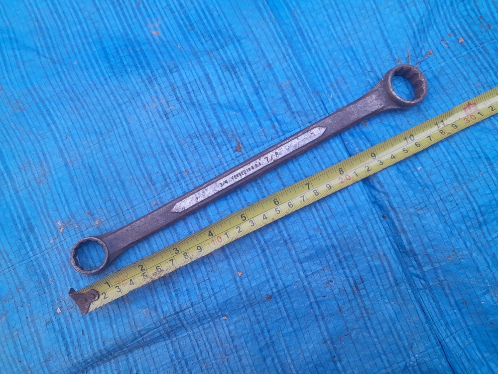 Duro-Chrome (USA) Flat Offset ring spanner 3/4" & 7/8" AF