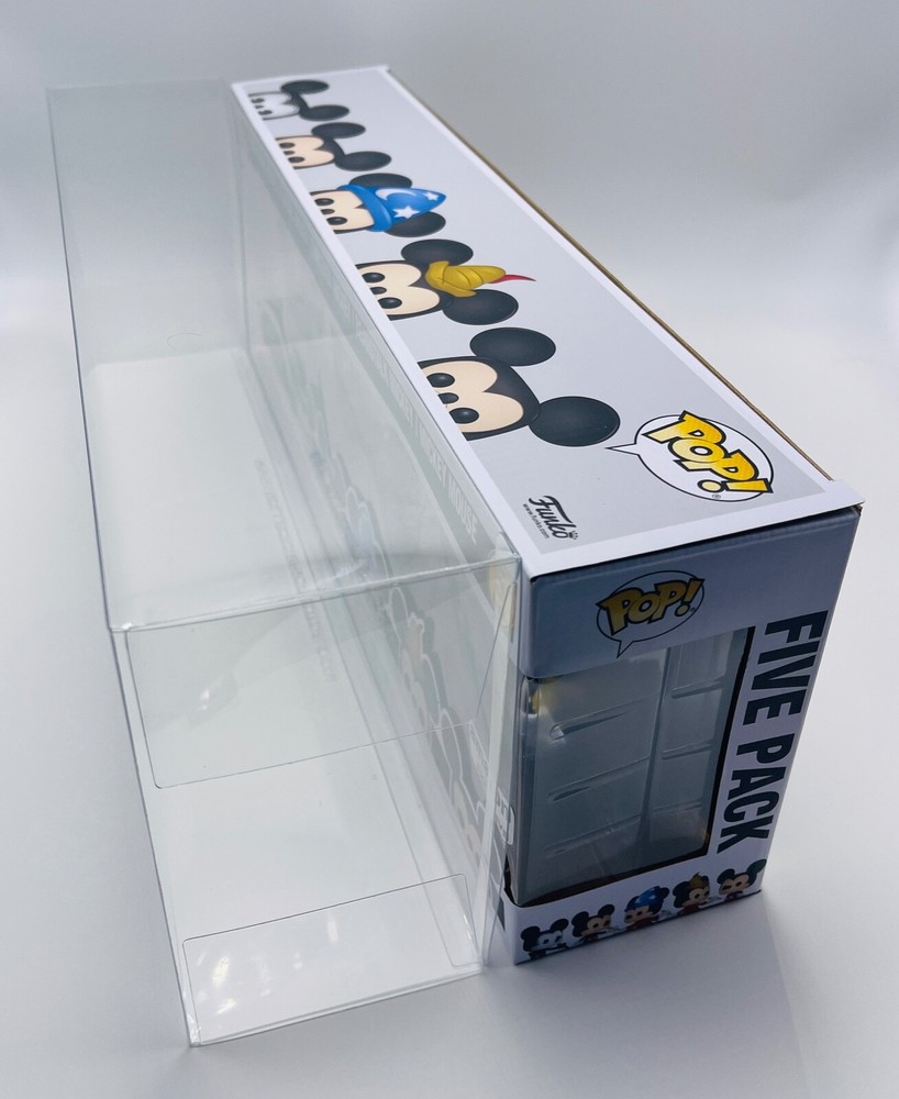 Plastic POP Protector .50mm Fits 5-Pack Funko POP Pearl Jam McDonalds Mickey Cap