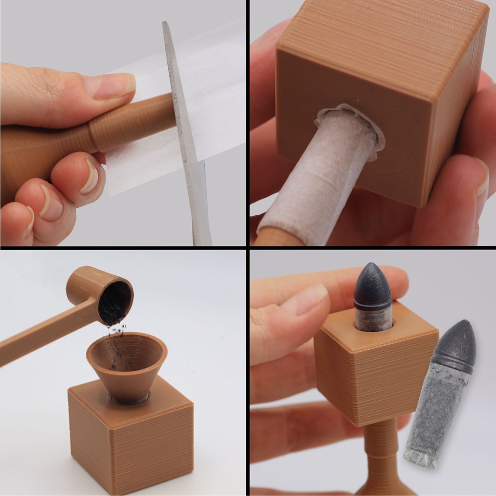 36 & 44 cal. Paper Cartridge Former Basic Kit