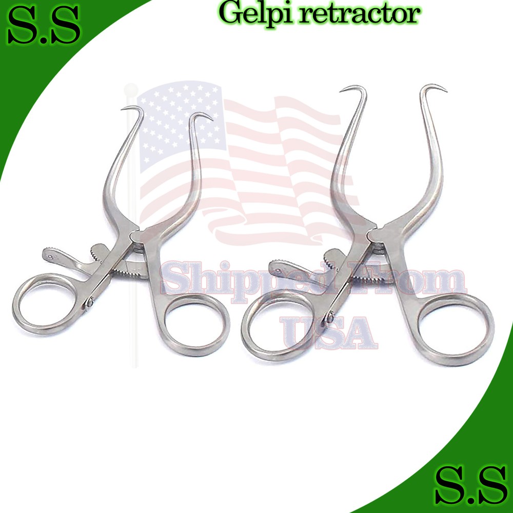 Gelpi Retractor Set Surgical & Veterinary Instruments 3.5''+5.5''