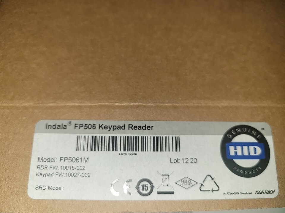 INDALA FlexPass FP5061M+/10022 26BitWiegand-1L Standard 26 bit Reader, Matrix