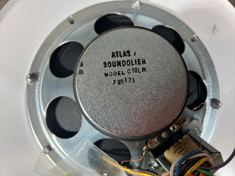 Nos Surplus Atlas 8" Ceiling Speaker Model C10LW