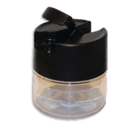 Tupperware CounterScaping Oil Container Mini Round 200 ml w/ Pour Spout Black ❤️