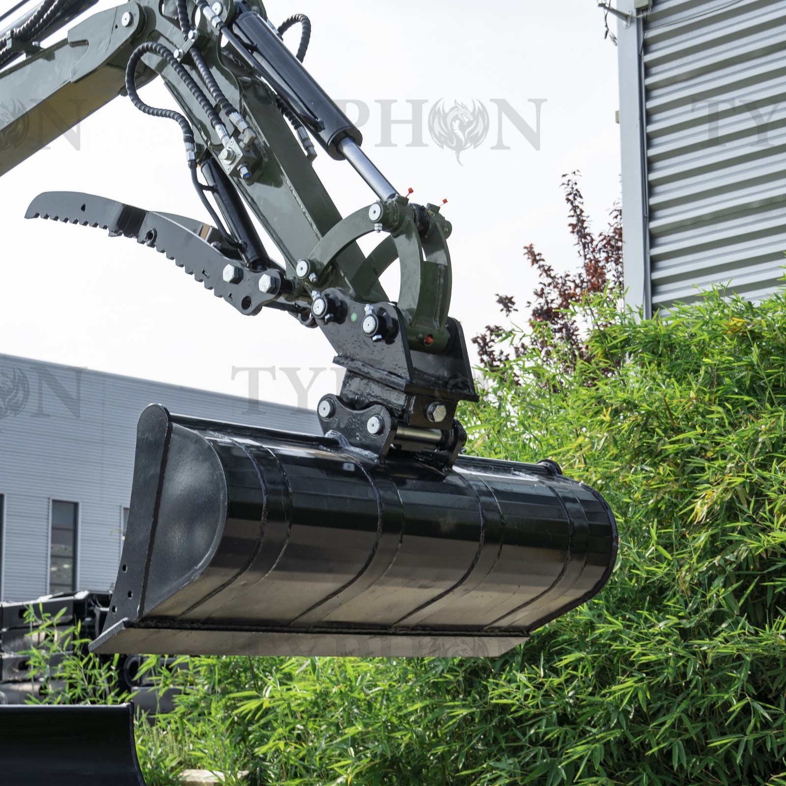 1000mm Leveling Bucket Attachment For 2-3 ton Mini Excavator Digging Bucket