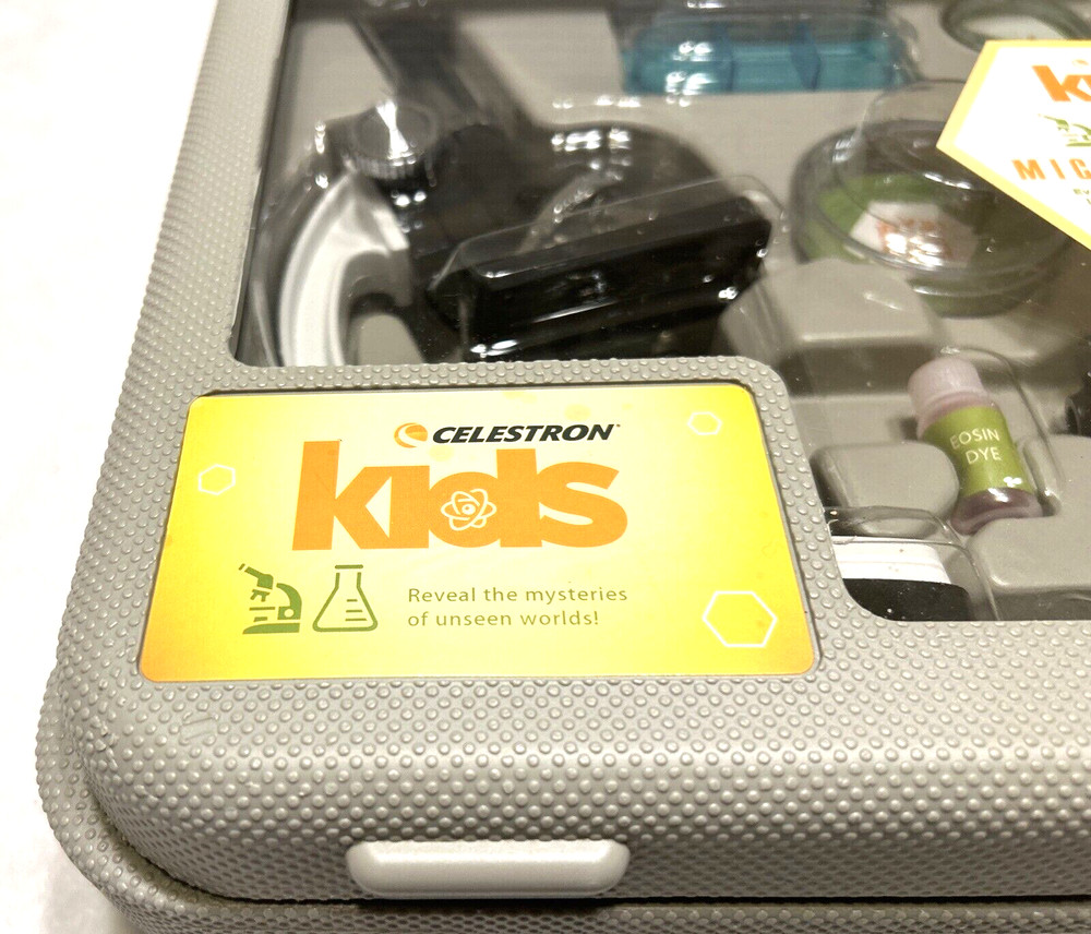 Microscope Childrens 28 Piece Beginner Microscope Kit Celestron #44123 NEW