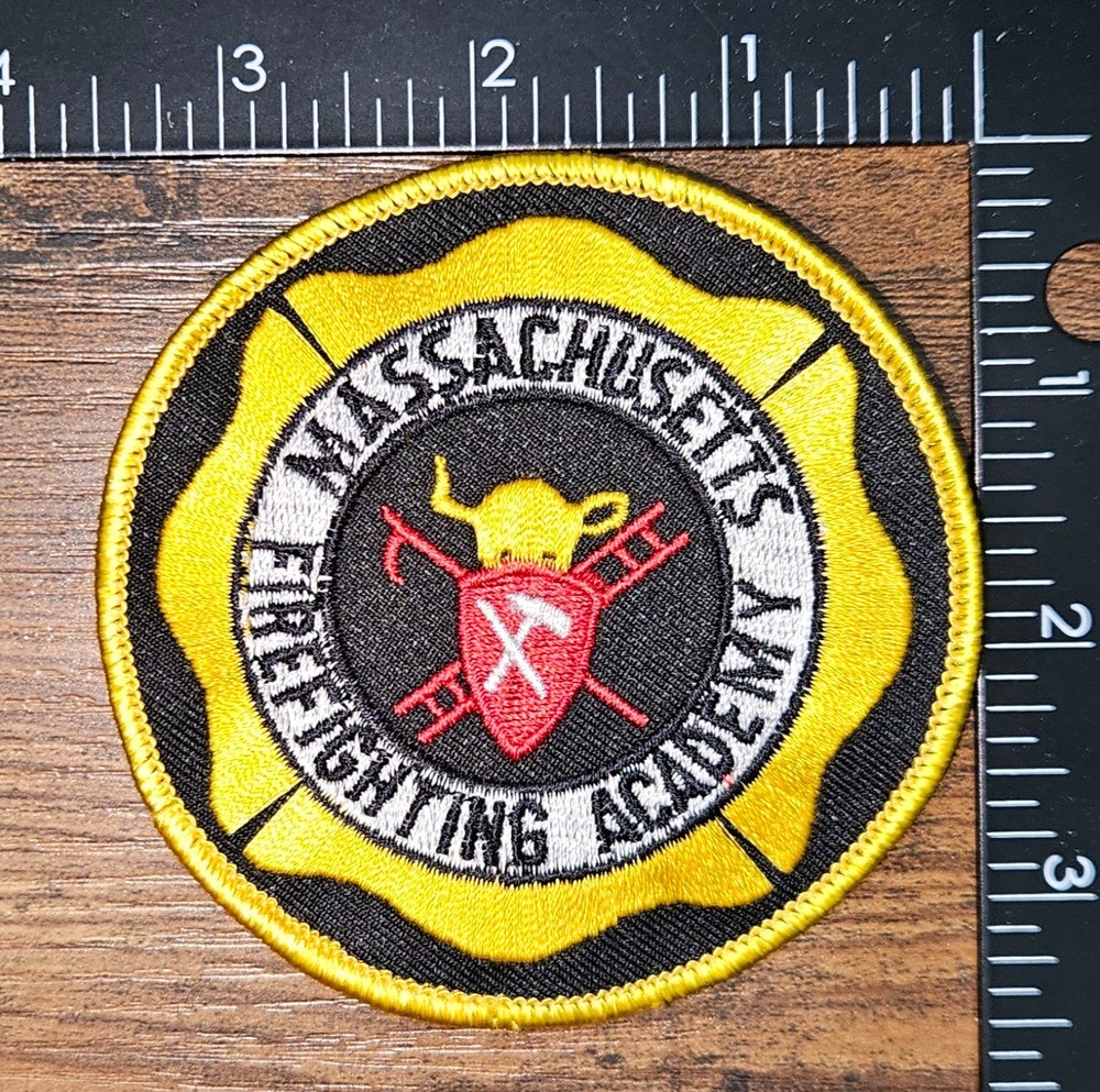 Massachusetts Firefighting Academy Vintage Fire Patch