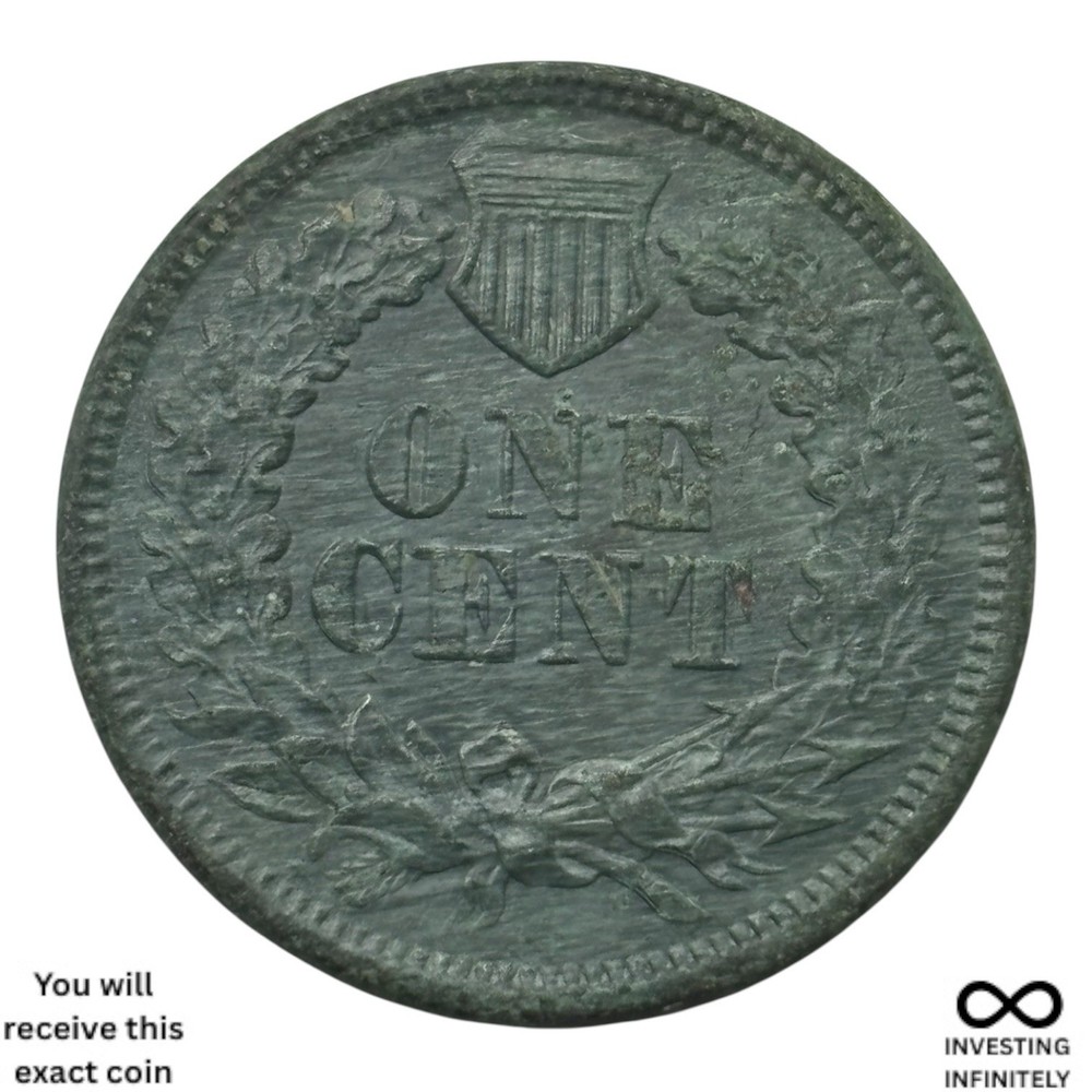 1865 Indian Head Cent X-1005