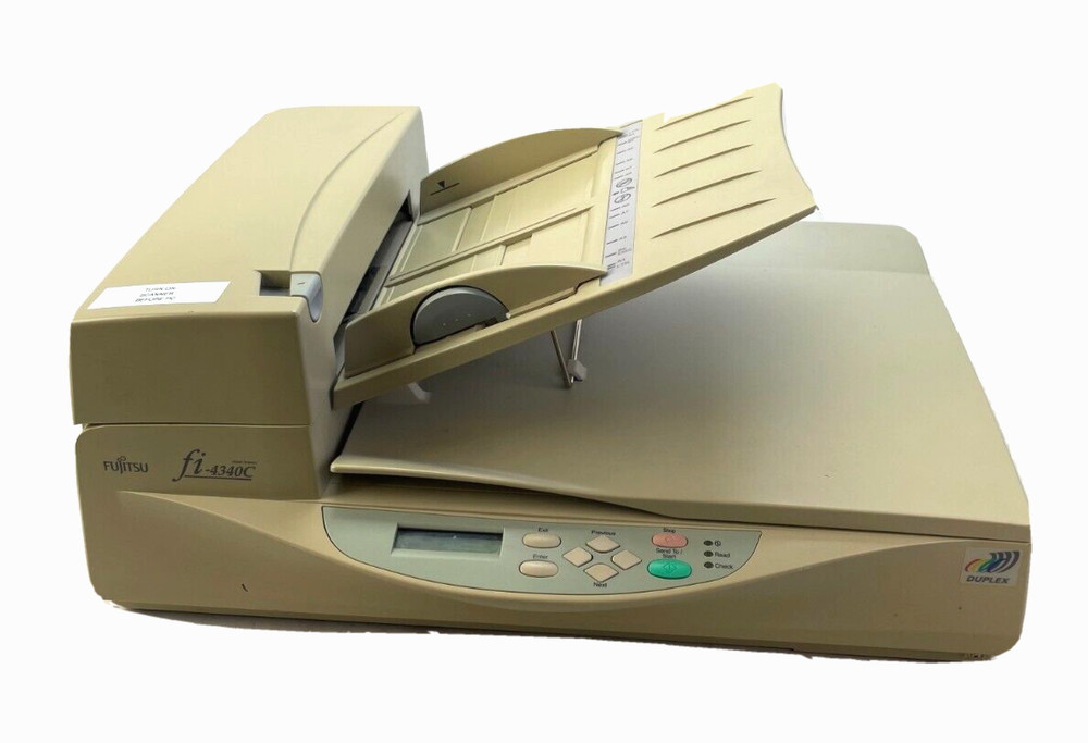 Fujitsu FI-4340C Flatbed Color Duplex Scanner