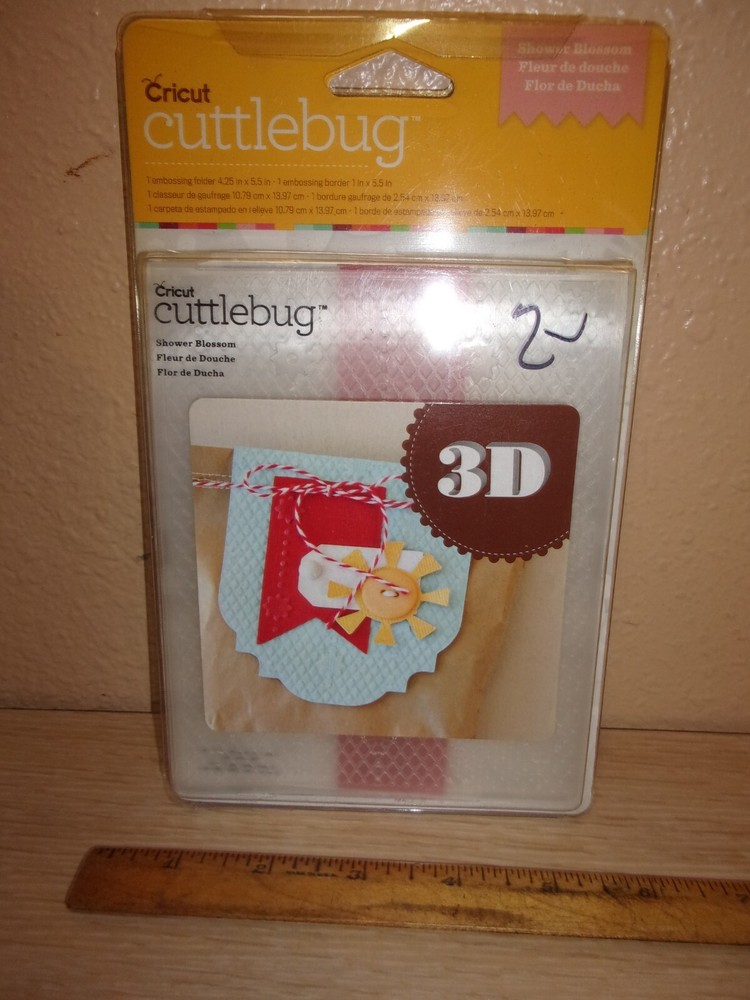 PROVO CRAFT CUTTLEBUG EMBOSS 3D SHOWER BLOSSOM
