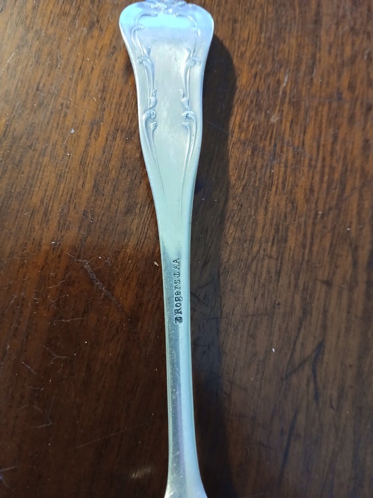 Rogers silverplate serving fork America pattern C1903 7.5" EUC