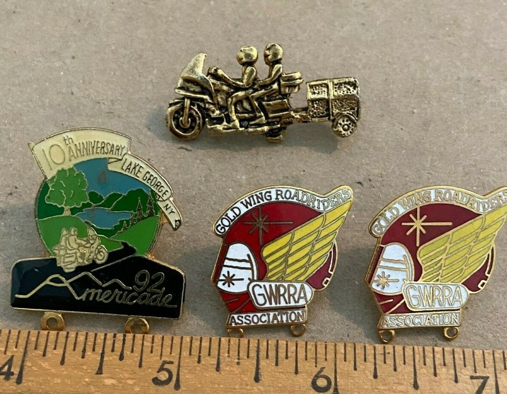 4 Motorcycle Pins