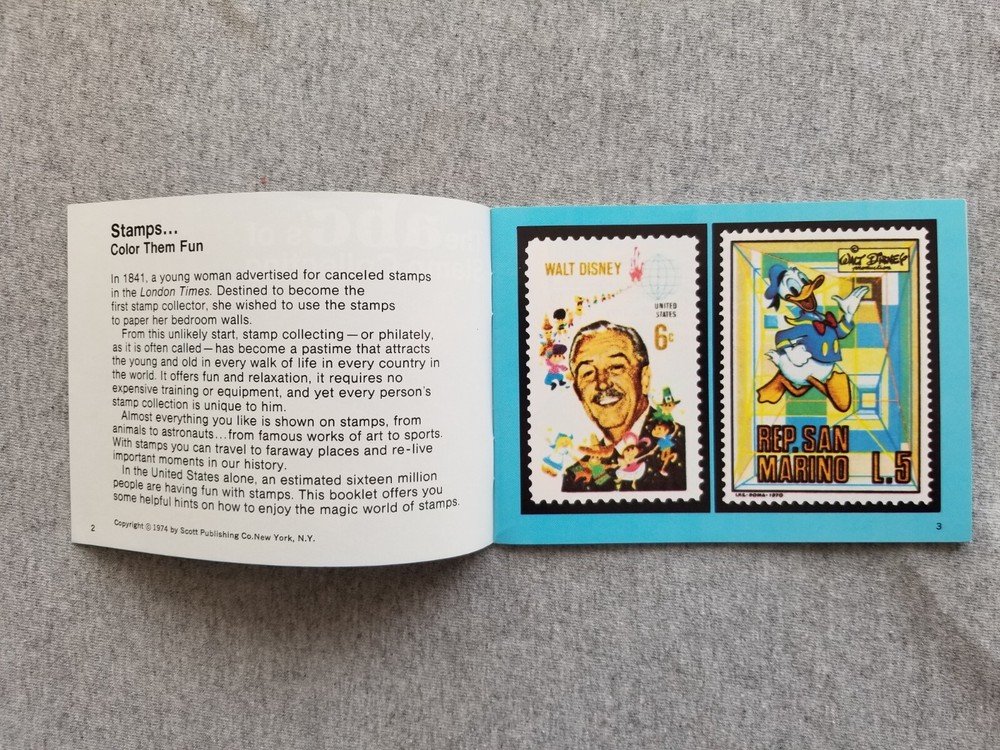 The ABC's Of Stamp Collecting 1974 Scott Publishing Booklet Beginner's Guide
