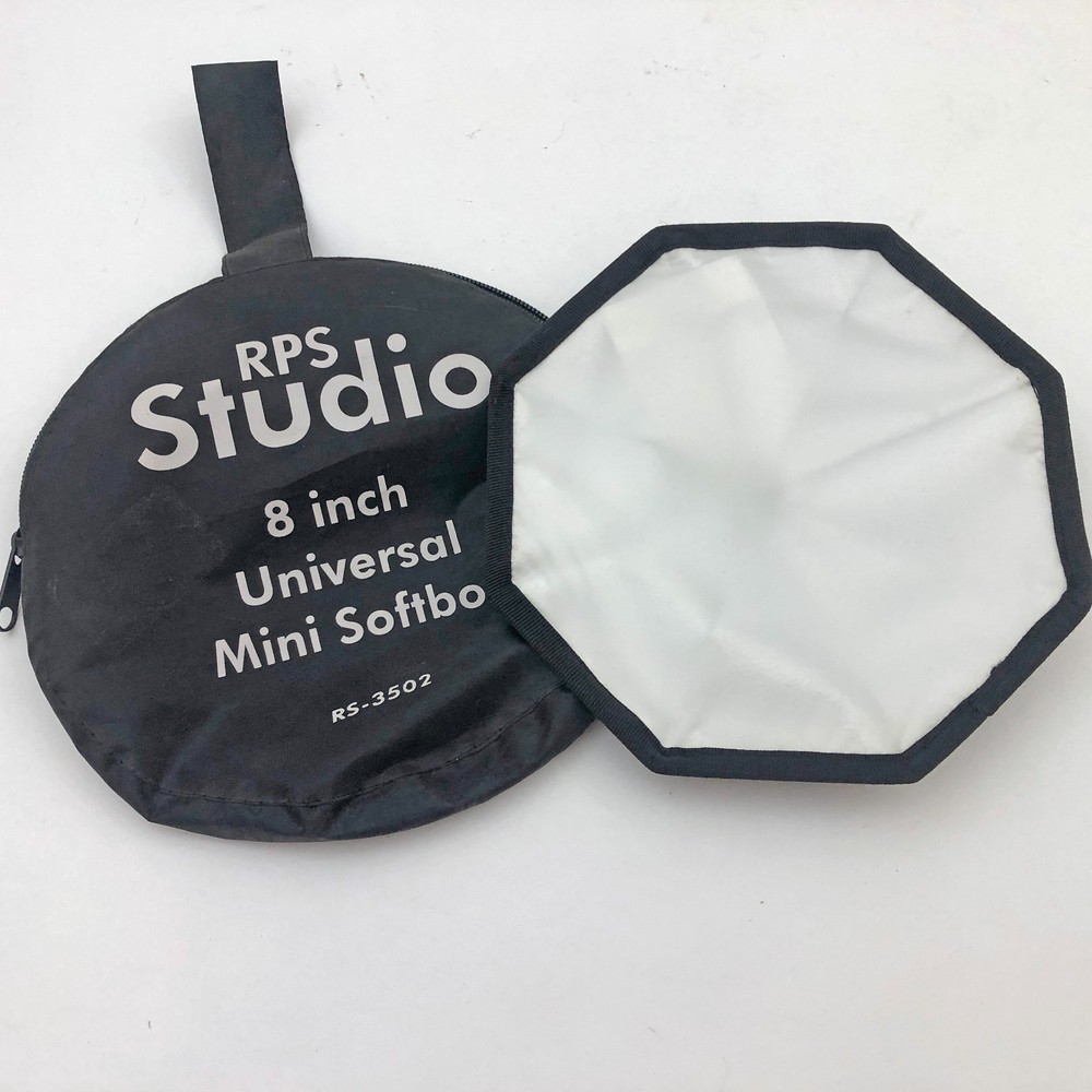 RPS Studio 8 Inch Mini Soft Box Photo Flash Diffusor Universal 6x6 Diffusor NEW