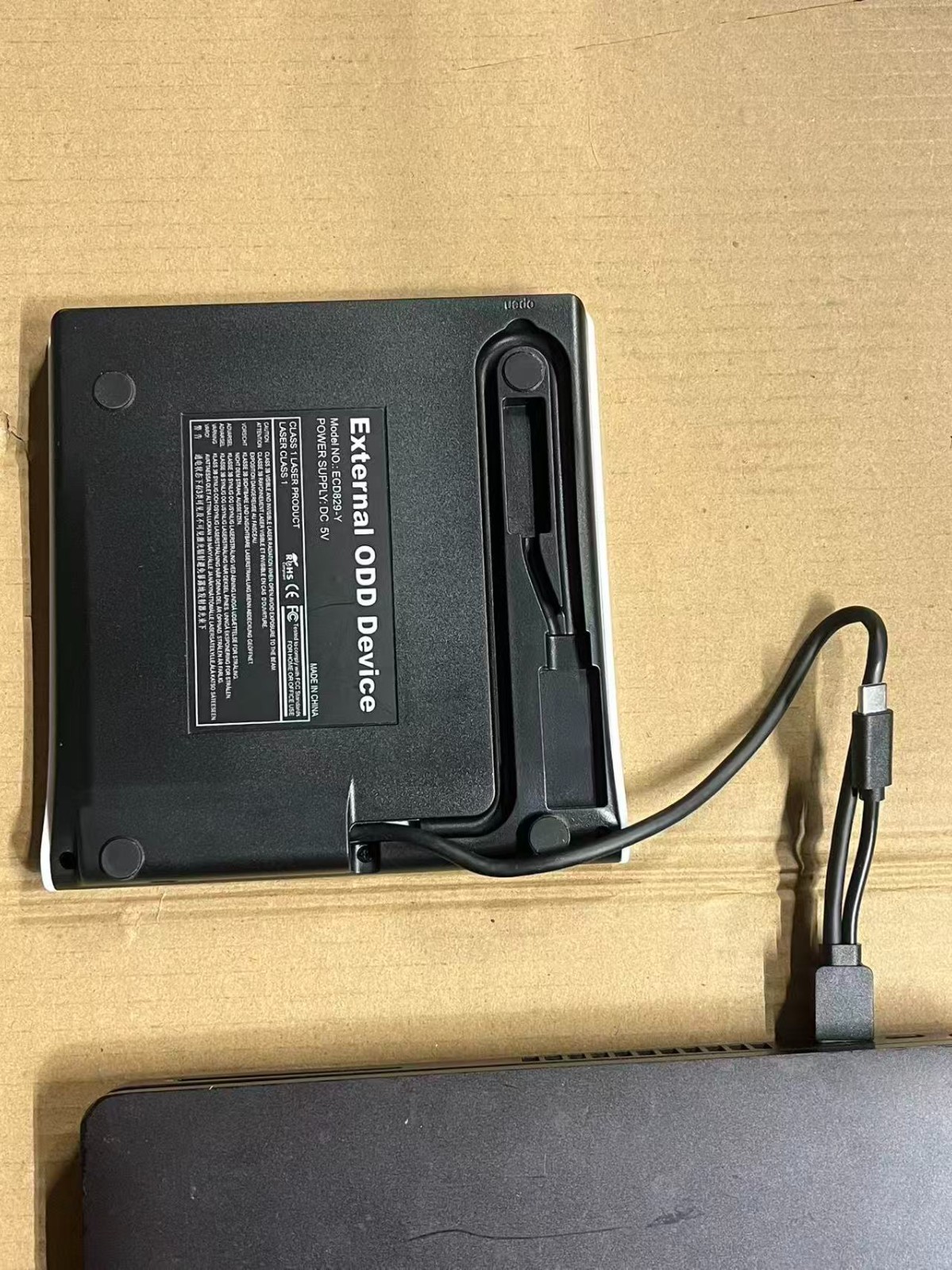 External DVD Drive USB 3.0 Type-C CD ROM Burner Writer for Laptop PC,Roofull