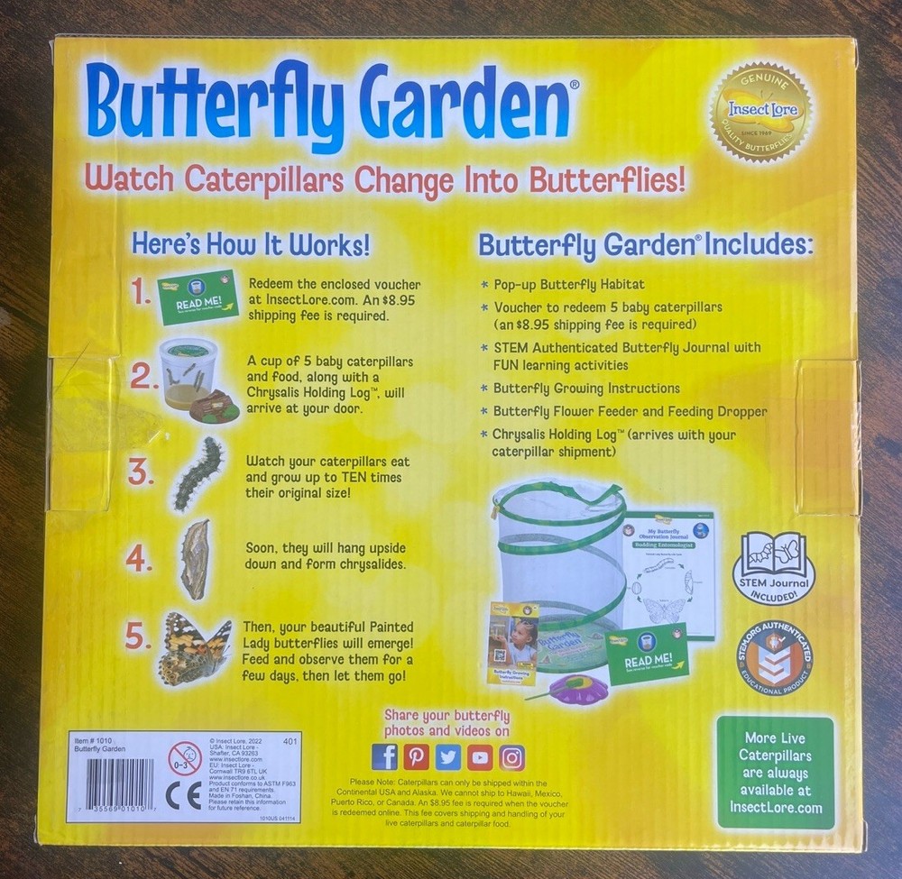 Insect Lore Butterfly Garden 1010