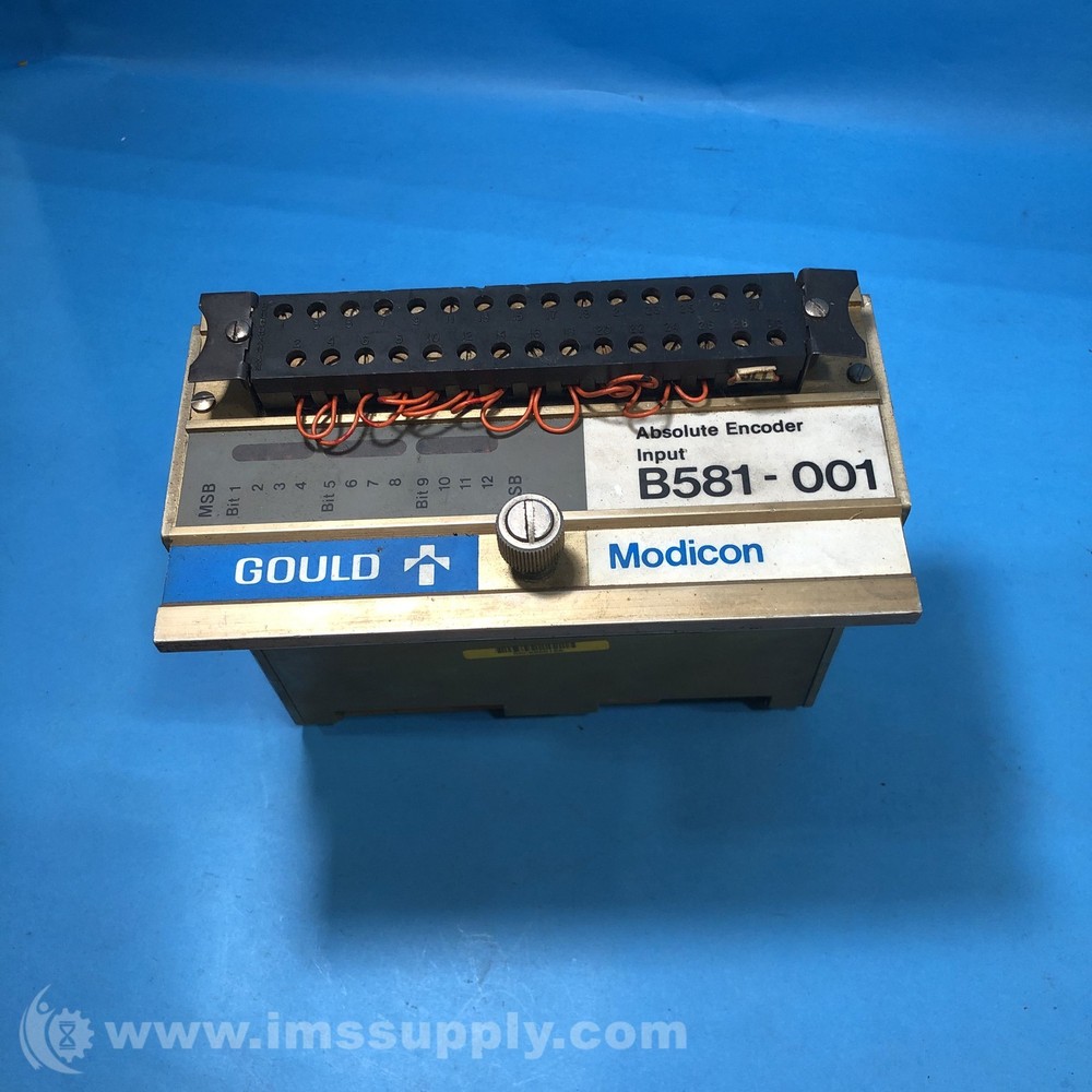 Modicon B581-001 Revision A1 Absolute Encoder Input USIP