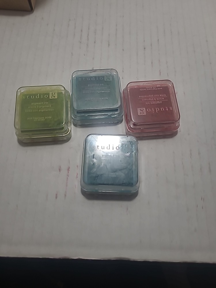 4 Different Studio Pigment Inks