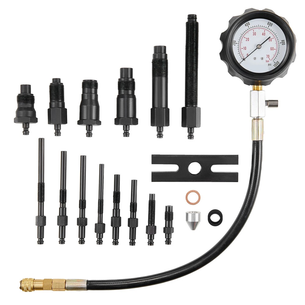 Diesel Engine Compression Tester 18pcs Cylinder Pressure Test Tool Kit Cylinders
